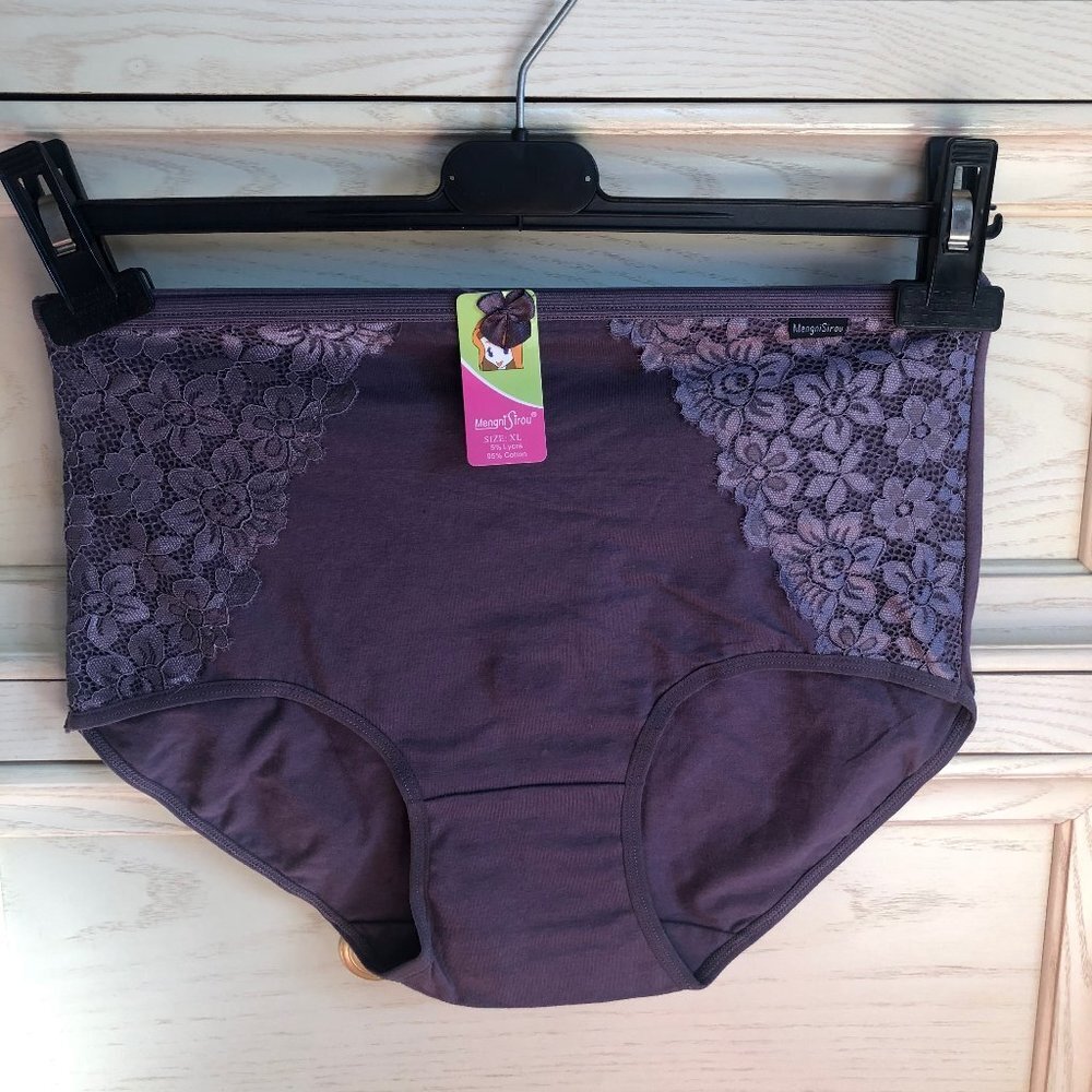 Cotton Panty - New with tags Mengni Sirou Undies in Purple / Lilac